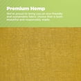 thumbnail image 4 of Hemp Fabric 5x14" Neck Roll Pillowcase - Soft Washable Neck Pillow Cover - Made in USA, Yellow, 4 of 9