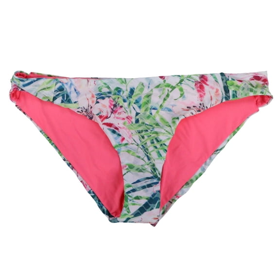 Becca Womens Hipster Bikini Bottom Bathing Suit Floral-Print Multi M New