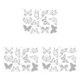 thumbnail image 5 of Cateissary Pegatinas de pájaros para ventana, película electrostática extraíble, calcomanías de vidrio de vinilo autoadhesivas, buen diseño mate, Type1 NO1 Cateissary CBP353381, 5 of 6