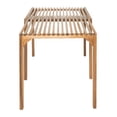 thumbnail image 6 of Riviera Extendable Dining Table Natural Dining Table, Modern Style, Solid Acacia Wood rectangular shape tabletop, Solid Acacia Wood, Outdoor Dining, 6 of 12