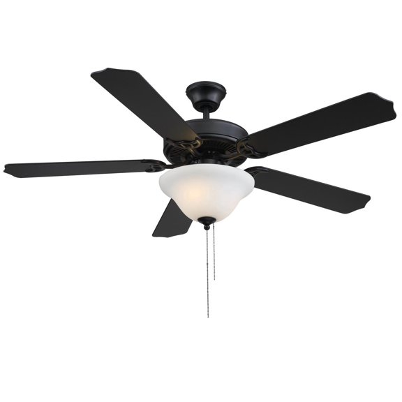 Savoy House First Value 52" 2-Light Ceiling Fan in Matte Black