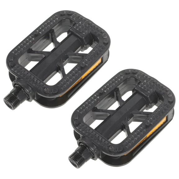 Supvox Pedals for Replacement Pedal Plastic Black Adults Outdoor Riding 1 Pair
