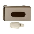 thumbnail image 5 of Baoblaze Car Sun Visor Tissue Box 2 in 1 Universal for Seat Back Sun Visor Women Beige, 5 of 7