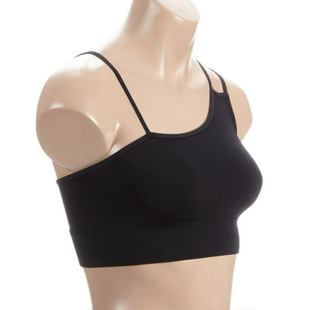 

Women s Maidenform Girl MB2106 One Shoulder Crop Bra (Black S)