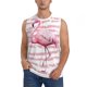 thumbnail image 1 of Fotbe Flamingo Men's Camiseta sin Mangas Estampada para Hombres, Playera Casual para Gimnasio, Entrenamiento, Playa-X-Large, 1 of 7