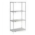 thumbnail image 6 of Nexel Stainless Steel Wire Shelving, 36"W x 18"D x 74"H, 6 of 6