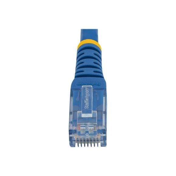 StarTech.com 20ft CAT6 Ethernet Cable, 10 Gigabit Molded RJ45 650MHz 100W PoE Patch Cord, CAT 6 10GbE UTP Network Cable with Strain Relief, Blue, Fluke Tested/Wiring is UL Certified/TIA - Category 6 - 24AWG (C6PATCH20BL) - Patch cable - RJ-45 (M) to RJ-45 (M) - 20 ft - CAT 6 - molded - blue