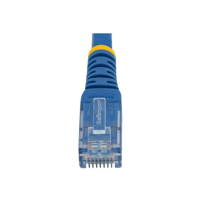 StarTech.com 20ft CAT6 Ethernet Cable, 10 Gigabit Molded RJ45 650MHz 100W PoE Patch Cord, CAT 6 10GbE UTP Network Cable with Strain Relief, Blue, Fluke Tested/Wiring is UL Certified/TIA - Category 6 - 24AWG (C6PATCH20BL) - Patch cable - RJ-45 (M) to RJ-45 (M) - 20 ft - CAT 6 - molded - blue