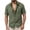 Army Green, variant on DeHolifer Mens Button Down Short Sleeve Shirt Casual Shirts Summer Beach Shirts with Pocket Wine 2XL