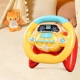 thumbnail image 2 of Electric Early Education Simulation Steering Wheel Toy Multifunctional High Simulation Car with Music and Light Pretend Driving Toy for Toddlers, 2 of 6