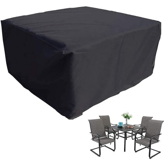 UCARE Patio Table Cover Rectangular Waterproof 210D Oxford Protection Garden Table Covers Dustproof Patio Furniture