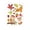 B, variant on Fall Window Clings, Thanksgiving Animal Maple Leaf Static Glass Stickers, Reusable Double Sided Pvc Decals for Glass Door Home Decor B
