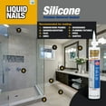 thumbnail image 5 of Liquid Nails Silicone Premium Universal Sealant (LS-205), Clear, 10.1 oz, 5 of 5