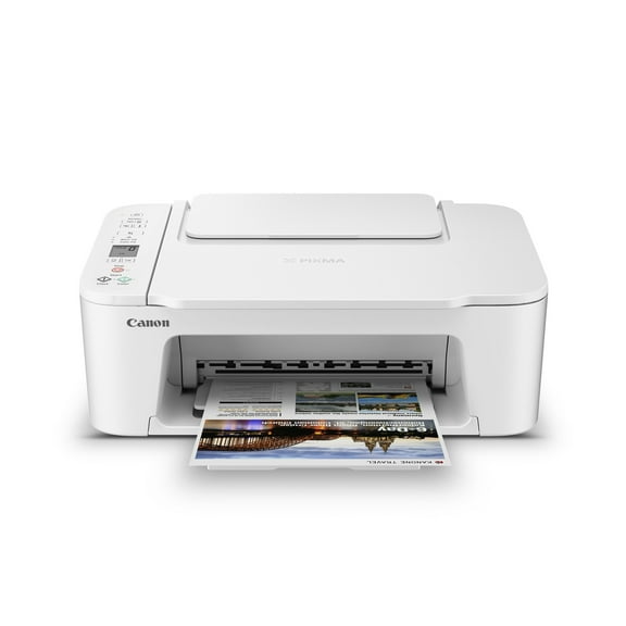 Open Box Canon 6671C052 PIXMA TS3722 Wireless All-In-One Printer, White