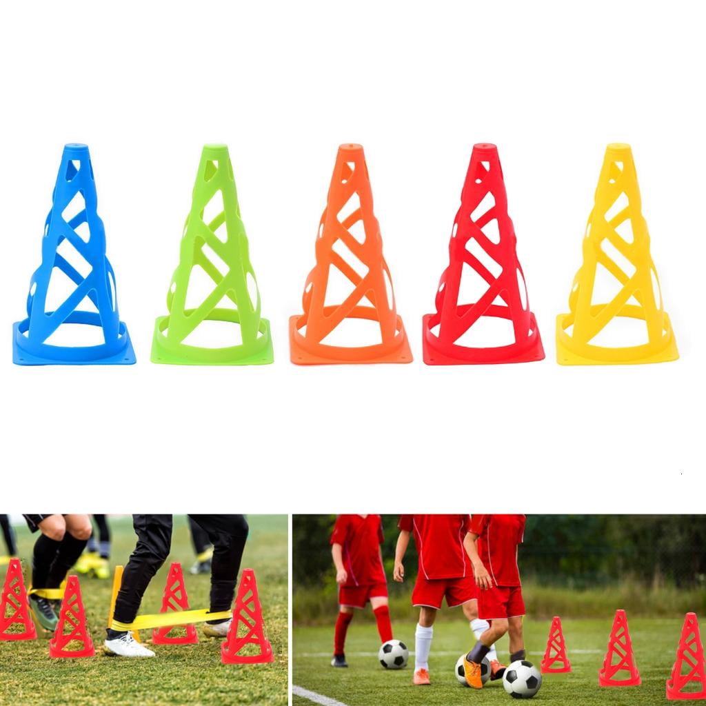 Yihuala 10Pcs Training Cones Sport Marker Cones for Soccer Basketball Football Cones Training Outdoor Activity or Event