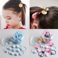 thumbnail image 5 of Girl Cartoon Elastic Hair Band, Rope, Ponytail, Braid Fixer, Girl’s Hair Accessories, 40pcs, 5 of 6
