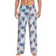 thumbnail image 1 of Fotbe Palm Leaves Pantalones de Pijama para Hombre, Pantalones de Dormir, Pantalones de Casa con Cintura Ajustable y Bolsillos-Medium, 1 of 6