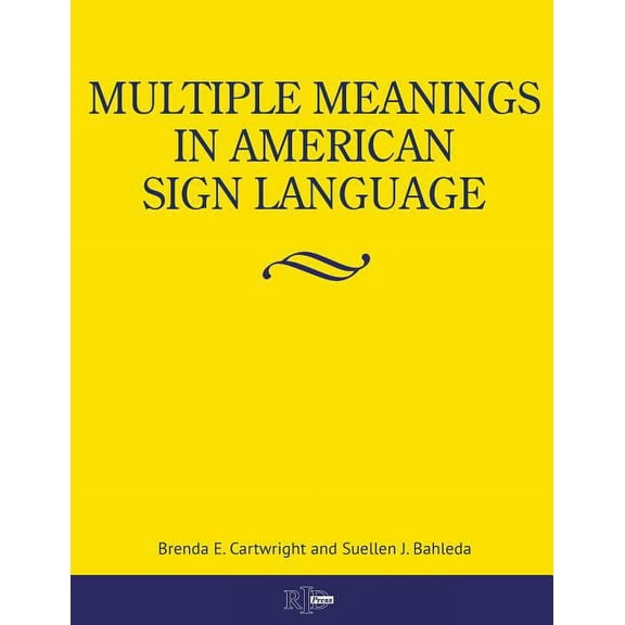 Multiple Meanings in American Sign Language (Paperback)