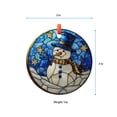 thumbnail image 5 of Snowman Ornament, Winter Holiday Decoration, Christmas Ornament, Festive Home Decor, Seasonal Gift Idea, Christmas gift idea, Keepsake, Xmas, Holiday Keepsake, Xmas Tree Hanging De, 5 of 5