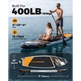 thumbnail image 2 of Santasup Stand Up Paddle Board Black Whale Inflatable Paddle Board for Adults, 10ft Yoga Blow Up Board, Sup Board with Accessories, Non-Slip Deck, Travel Backpack Wide Stance, 2 of 8