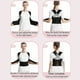 thumbnail image 3 of Adjustable Back Posture Belt Office Home Gym Unisex - Back Straightener Posture Corrector, Shoulder Brace Posture, Scoliosis Lower Back Brac, 3 of 5