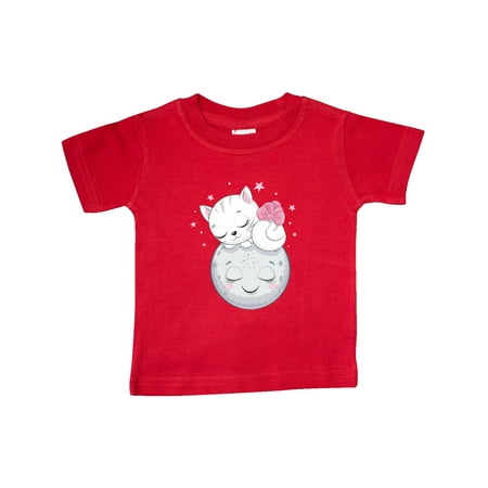 

Inktastic Cat on the Moon Gift Baby Boy or Baby Girl T-Shirt