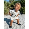 thumbnail image 6 of BemeyourBBs Toddler Baby Boy Mallard Duck Outfit Infant Baby Boys Summer Clothes Short Sleeve Duck Cattle Print T Shirt Tops and Shorts Set Toddler Baby Boys Summer Outfit, 6 of 9