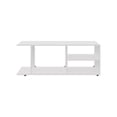 thumbnail image 4 of White 17.8" Entertainment Center with Ample Shelves / Sturdy Legs for Stable Media Storage, 4 of 4