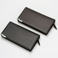 thumbnail image 4 of Long Wallet Large Capacity Faux Leather Zipper Billfold Clutch Wallet for Men, 4 of 10