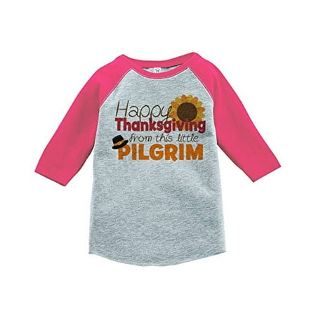 

Custom Party Shop Baby s Happy Thanksgiving Pink Raglan