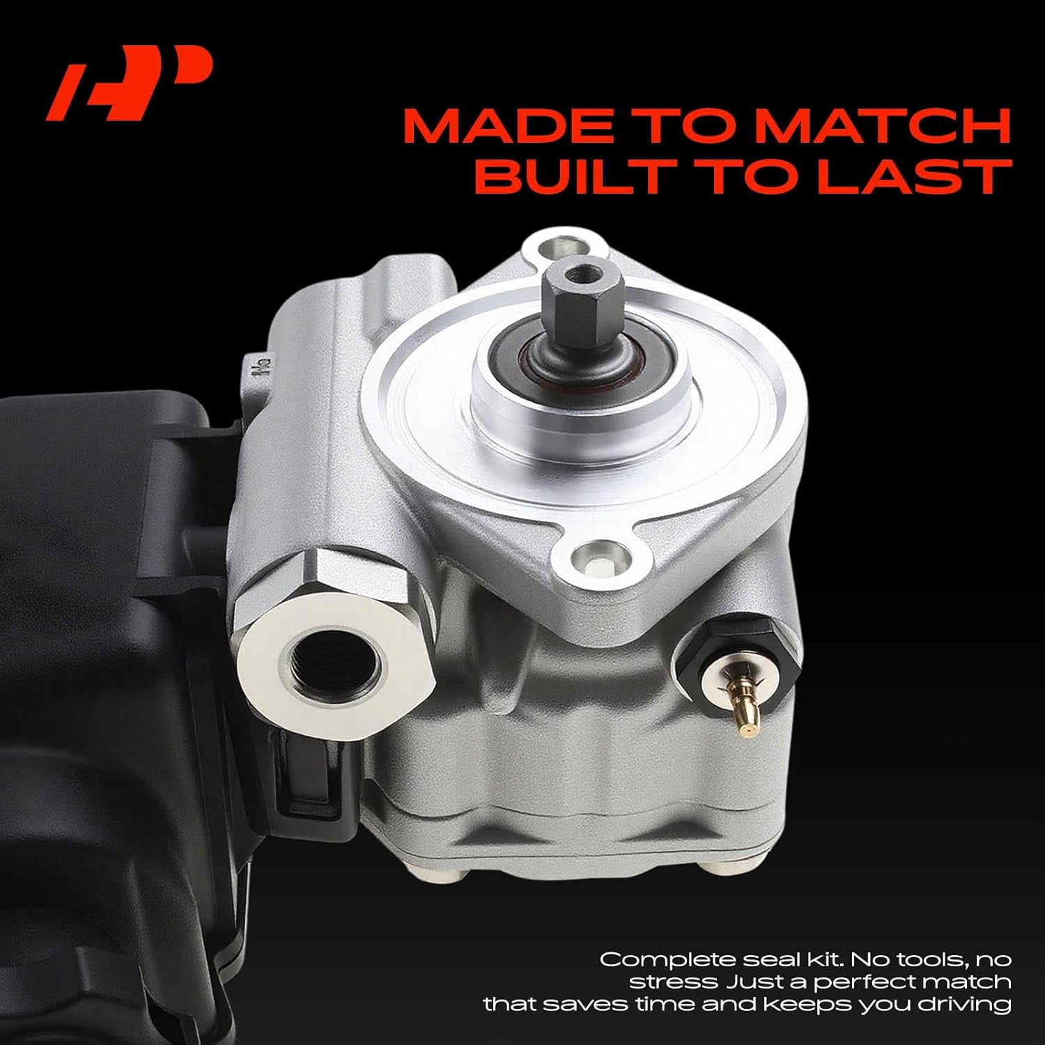 A-Premium Power Steering Pump, with Reservoir, Compatible with Cadillac BLS 2007-2008, Saab 9-3 2003-2011, 9-3X 2010, 2.0L 2.8L, Replace # 21-5392, 12782949