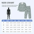 thumbnail image 3 of KLL Sea Otter Sleepwear Mens Flannel Pajamas,Long Cotton Pj Set, 3 of 7