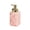 Pink, variant on DQQ153 12.2 Oz Ceramics Soap Dispenser Square Refillable Lotion Hand Soap and Dish Soap Dispenser for Kitchen Sink Bathroom Shower