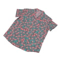 thumbnail image 3 of Camisa estampada de manga corta Nikou para hombre con estampado animal verde verano XXL, 3 of 15