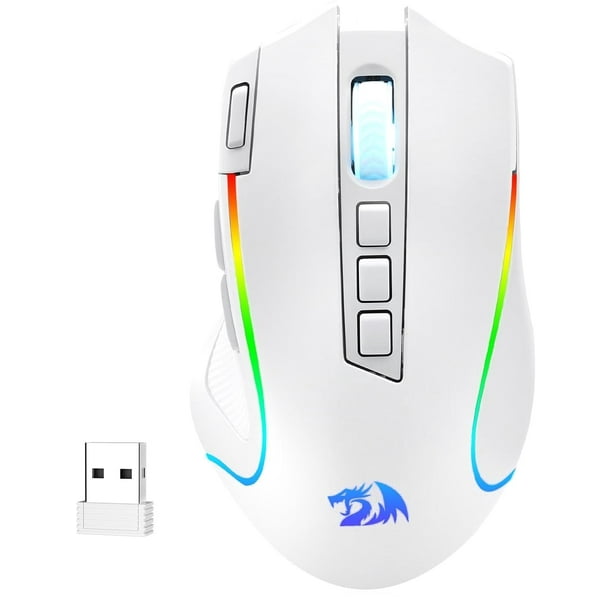 Ratón para juegos Redragon M612 PRO RGB 8000 DPI con cable/inalámbrico