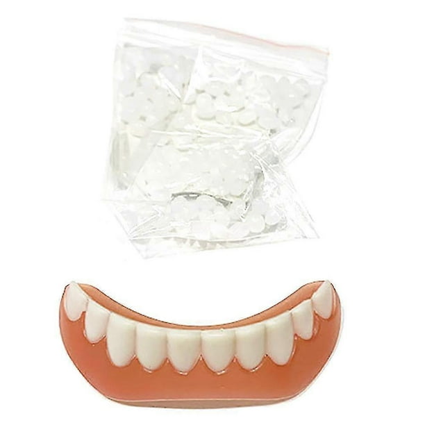 Perfect Smile Veneers Snap On False Teeth Cover Upper & Lower Dental Denture