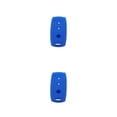 thumbnail image 3 of Sidaley Funda de silicona para llave de coche, soporte para mando a distancia, decoración protectora para interruptor, repuesto para Azul oscuro 2piezas, 3 of 6