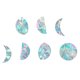 thumbnail image 1 of Película para Ventana, Protección Transparente para Pájaros, s de , Mariposas, s Estáticas, Película para Puerta de Tinta - 7pcs luna 7 piezas Luna Baoblaze etiqueta de la ventana, 1 of 7