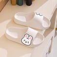 thumbnail image 2 of IVEYRTF Kids Slides Shoes Non Slip Thick Sole Casual Solid Color Home Slippers Bathroom Indoor Summer Comfort Breathable Slide Sandals, 2 of 7