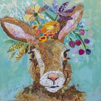 Marmont Hill Bunny by Elizabeth St. Hilaire Canvas Wall Art