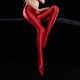 thumbnail image 3 of Gibobby Pantalones de Casuales Sexy Leggins Cintura Mujeres Medias Fitness Yoga Deporte Medias altas Pantalones de yoga opacos(Rojo， Talla única), 3 of 3
