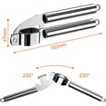 thumbnail image 5 of Garlic Press, Stainless Steel Garlic Press, Practical Kitchen Gadgets, Convenient and Easy to Clean Dishwasher Safe, 5 of 5