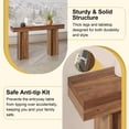 thumbnail image 5 of Tarnorci Farmhouse Vintage Console Table,Sofa Table Behind The Couch,Entryway Console Table with Storage for Living Room, Hallway,Entrance Rustic wood Space, 5 of 10