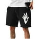 thumbnail image 2 of Pantalones cortos deportivos de fitness con cintura elástica y diseño digital 3D de moda de verano para hombre, 2 of 5