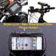 thumbnail image 5 of Bolsa impermeable para teléfono de moto con orificio para auriculares para manillar de bicicleta, 5 of 8