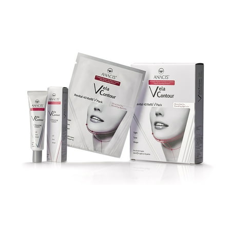 Double Chin Remover Lift, Neck Line Slimmer Cream and 5 Masks - for Sagging Double