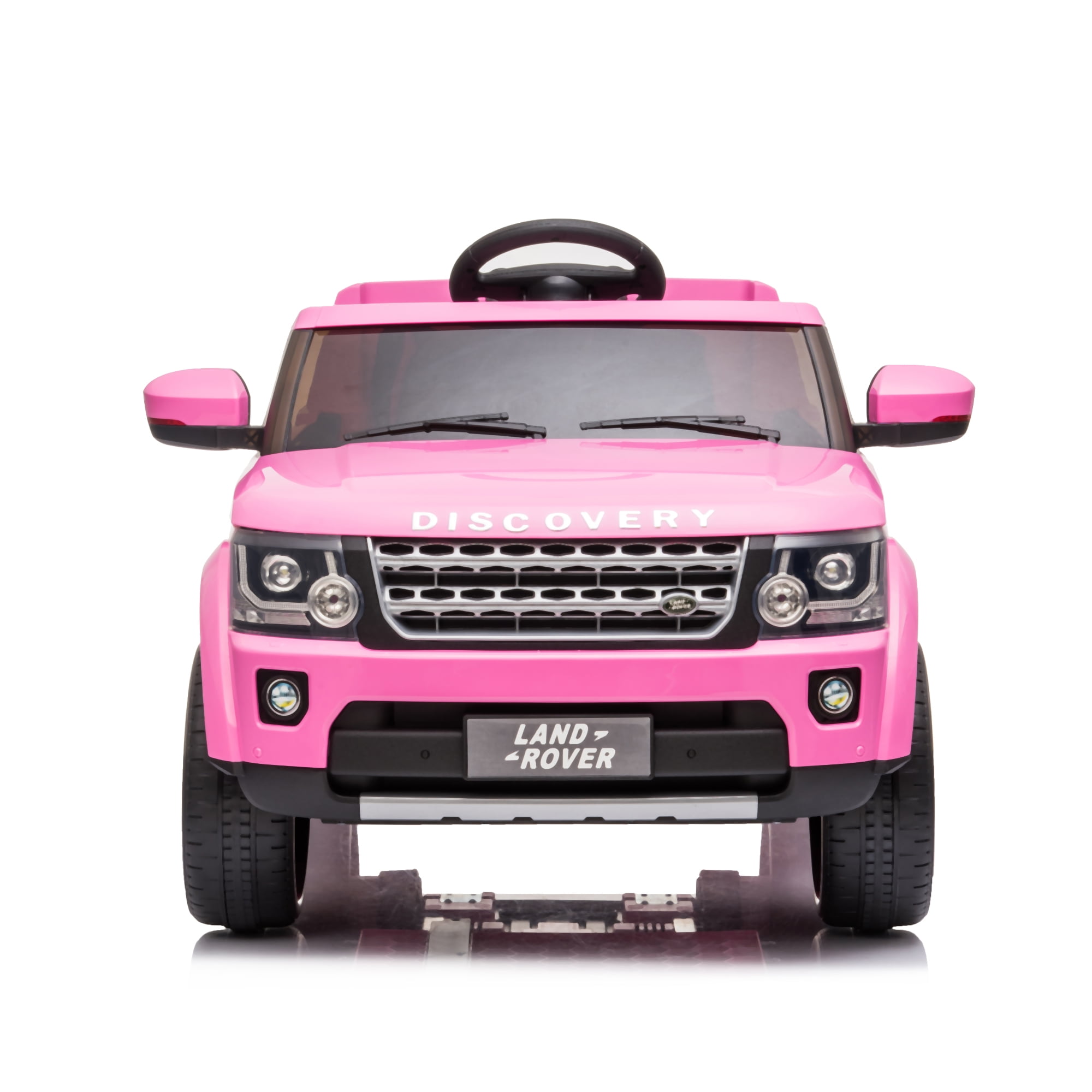Kepooman 12V Children Can Ride in Cars and Trucks with MP3 Interface and Radio Function, Land Rover SUV Stroller, Pink