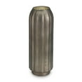 thumbnail image 2 of Benjara Cali 18 Inch Flower Vase, Round Base, Ribbed Fluted Brown Mercury Glass, 2 of 5