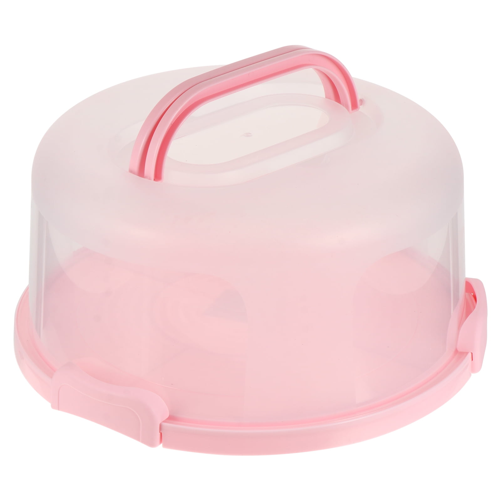 NUOLUX Cake Carrier Box Portable Muffin Bakery Packaging Tray Serving