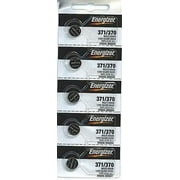 Energizer 371 / 370 Silver Oxide Watch Battery (5 per Pack)